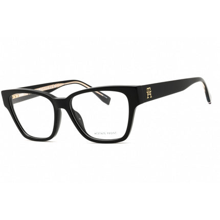 Tommy Hilfiger Women's Eyeglasses - Black Full Rim Cat Eye Frame | TH 2000 0807 00 ,