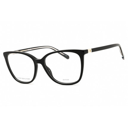 Tommy Hilfiger Women's Eyeglasses - Black Full Rim Cat Eye Frame | TH 1963 0807 00 ,