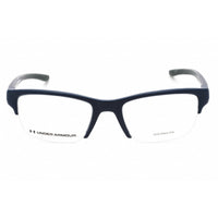 Under Armour Unisex Eyeglasses - Blue Half Rim Rectangular Frame | UA 5001 G PJP 00 ,