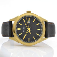 Timex Women's Watch - Torrington Quartz Black Dial Leather Strap Date | TW2R904009J ,