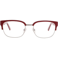 Andy Wolf Men's Eyeglasses - Berry Metal/Acetate Cat Eye Shape Full Rim Frame | 4520 C ,