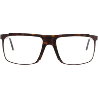 Andy Wolf Men's Eyeglasses - Brown Metal/Acetate Square Full Rim Frame | BLAISE B ,
