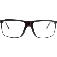 Andy Wolf Men's Eyeglasses - Gunmetal Metal/Acetate Square Full Rim Frame | BLAISE E ,