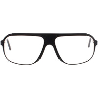 Andy Wolf Men's Eyeglasses - Black Metal/Acetate Oversized Full Rim Frame | ENOCH A ,