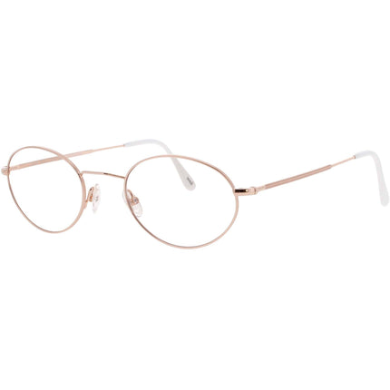 Andy Wolf Unisex Eyeglasses - Rose Gold Metal Oval Shape Full Rim Frame | 4711 C ,