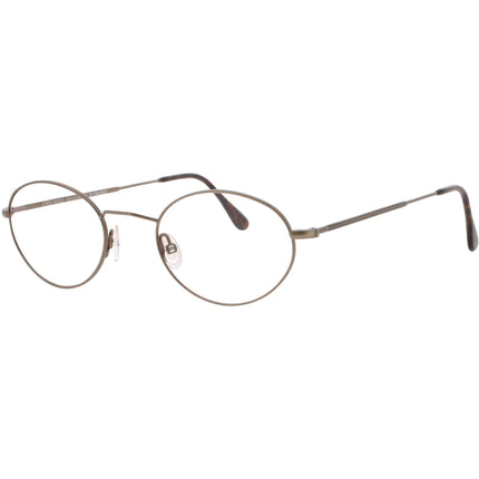 Andy Wolf Unisex Eyeglasses - Gold Metal Oval Shape Full Rim Frame | 4711 D ,