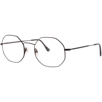 Andy Wolf Unisex Eyeglasses - Black Metal Geometric Shape Full Rim Frame | 4729 E ,