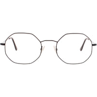 Andy Wolf Unisex Eyeglasses - Black Metal Geometric Shape Full Rim Frame | 4729 E ,