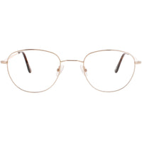 Andy Wolf Unisex Eyeglasses - Gold Metal Oval Shape Full Rim Frame | 4733 B ,