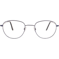 Andy Wolf Unisex Eyeglasses - Blue Metal Oval Shape Full Rim Frame | 4733 C ,