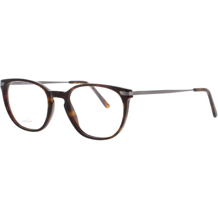 Andy Wolf Unisex Eyeglasses - Brown Metal/Acetate Oval Shape Full Rim Frame | 4550 B ,