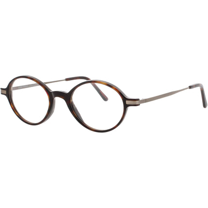 Andy Wolf Unisex Eyeglasses - Brown Metal/Acetate Oval Shape Full Rim Frame | 4551 C ,