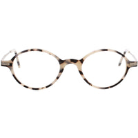 Andy Wolf Unisex Eyeglasses - Brown Metal/Acetate Oval Shape Full Rim Frame | 4551 G ,