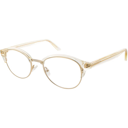 Andy Wolf Unisex Eyeglasses - Crystal/Yellow Metal/Acetate Full Rim Frame | 4543 C ,