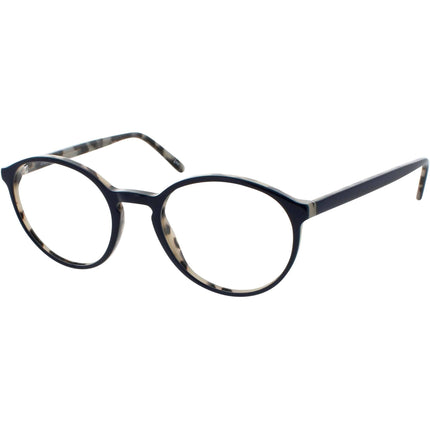 Andy Wolf Unisex Eyeglasses - Black/Beige Acetate Oval Shape Full Rim Frame | 4530 K ,