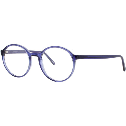 Andy Wolf Unisex Eyeglasses - Blue Acetate Round Shape Full Rim Frame | 4534 E ,