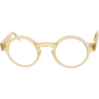 Andy Wolf Unisex Eyeglasses - Yellow Acetate Round Shape Full Rim Frame | 4522 H ,
