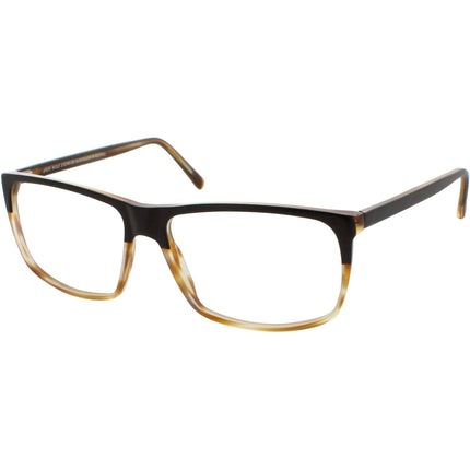 Andy Wolf Unisex Eyeglasses - Brown Acetate Rectangular Shape Full Rim Frame | 4525 F ,