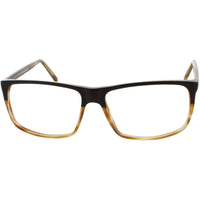 Andy Wolf Unisex Eyeglasses - Brown Acetate Rectangular Shape Full Rim Frame | 4525 F ,