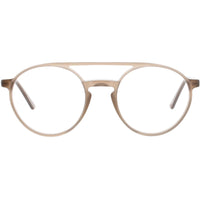 Andy Wolf Unisex Eyeglasses - Brown Acetate Aviator Shape Full Rim Frame | 4515 E ,