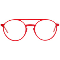 Andy Wolf Unisex Eyeglasses - Red Acetate Aviator Shape Full Rim Frame | 4515 H ,
