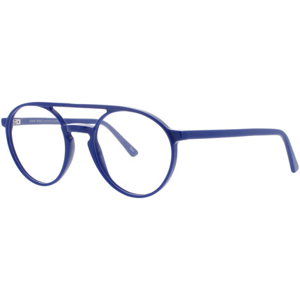 Andy Wolf Unisex Eyeglasses - Blue Acetate Aviator Shape Full Rim Frame | 4515 I ,