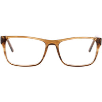 Andy Wolf Unisex Eyeglasses - Brown Acetate Rectangular Shape Full Rim Frame | 4482 E ,