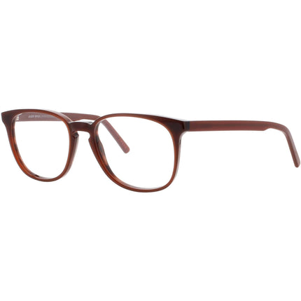 Andy Wolf Unisex Eyeglasses - Brown Acetate Rectangular Shape Full Rim Frame | 4500 O ,
