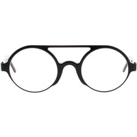Andy Wolf Unisex Eyeglasses - Black Metal/Acetate Oval Shape Full Rim Frame | CHEN A ,