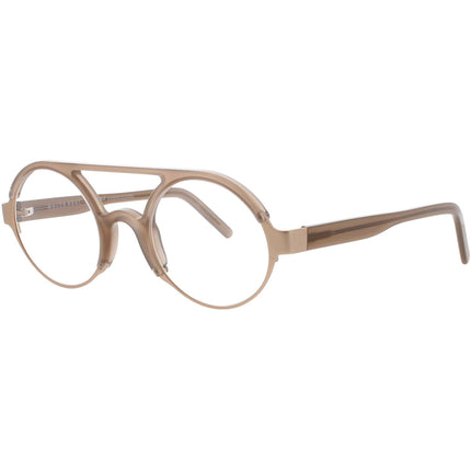 Andy Wolf Unisex Eyeglasses - Gold Metal/Acetate Oval Shape Full Rim Frame | CHEN F ,