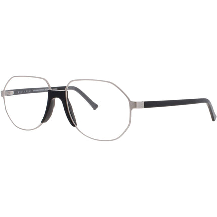 Andy Wolf Unisex Eyeglasses - Silver Metal/Acetate Geometric Shape Frame | CONGLETON A ,