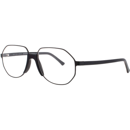 Andy Wolf Unisex Eyeglasses - Black Metal/Acetate Geometric Shape Frame | CONGLETON B ,