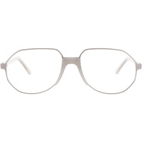 Andy Wolf Unisex Eyeglasses - Silver Metal/Acetate Geometric Shape Frame | CONGLETON E ,