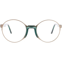 Andy Wolf Unisex Eyeglasses - Green Metal/Acetate Oval Shape Full Rim Frame | NAYA F ,