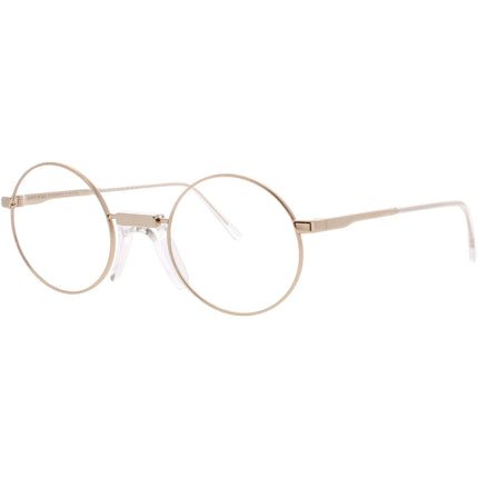 Andy Wolf Unisex Eyeglasses - Gold Metal/Acetate Oval Shape Full Rim Frame | ROSS C ,