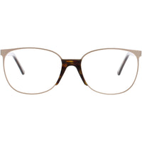 Andy Wolf Unisex Eyeglasses - Brown Metal/Acetate Rectangular Shape Frame | THURSBY C ,