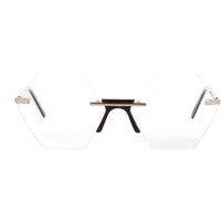 Andy Wolf Unisex Eyeglasses - Brown Metal/Acetate Geometric Shape Frame | TRISTAN B ,