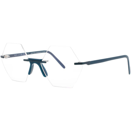Andy Wolf Unisex Eyeglasses - Green Metal/Acetate Geometric Shape Frame | TRISTAN E ,