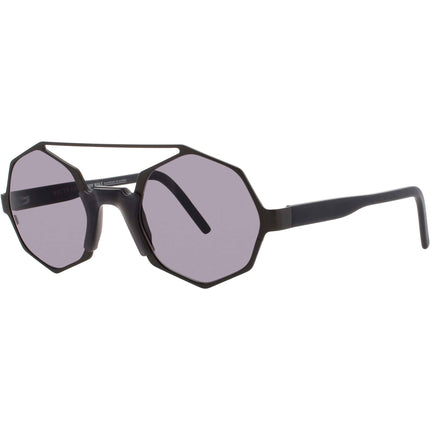 Andy Wolf Unisex Sunglasses - Gunmetal Metal/Acetate Full Rim Frame | ARLO SUN COL C ,