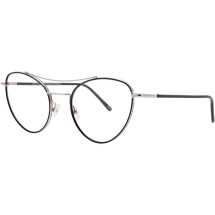 Andy Wolf Women's Eyeglasses - Silver Metal Aviator Shape Full Rim Frame | 4717 A ,