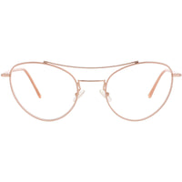 Andy Wolf Women's Eyeglasses - Rose Gold Metal Aviator Shape Full Rim Frame | 4717 C ,
