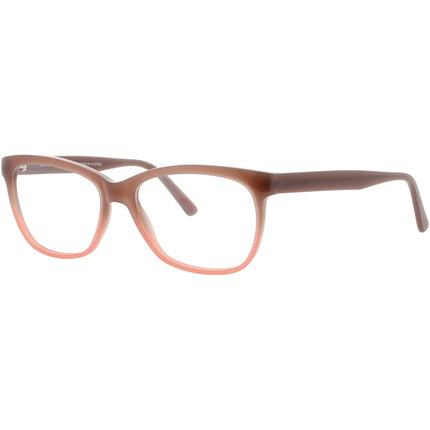 Andy Wolf Women's Eyeglasses - Brown Acetate Rectangular Shape Full Rim Frame | 5036 J ,