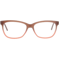 Andy Wolf Women's Eyeglasses - Brown Acetate Rectangular Shape Full Rim Frame | 5036 J ,