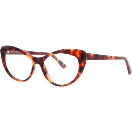 Andy Wolf Women's Eyeglasses - Red Acetate Cat Eye Shape Full Rim Frame | 5088 C ,