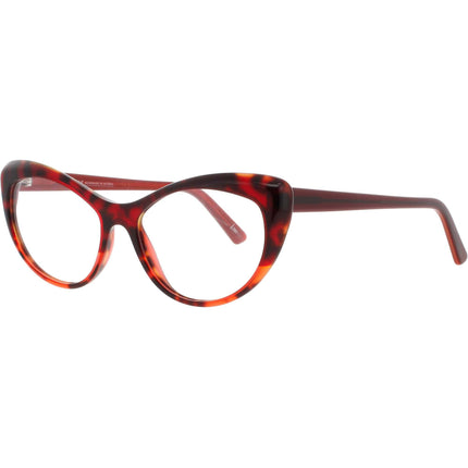 Andy Wolf Women's Eyeglasses - Red Acetate Cat Eye Shape Full Rim Frame | 5088 H ,