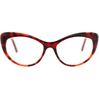 Andy Wolf Women's Eyeglasses - Red Acetate Cat Eye Shape Full Rim Frame | 5088 H ,