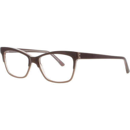 Andy Wolf Women's Eyeglasses - Brown Acetate Rectangular Shape Full Rim Frame | 5061 G ,
