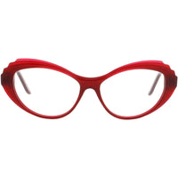 Andy Wolf Women's Eyeglasses - Red Acetate Cat Eye Shape Full Rim Frame | 5063 F ,