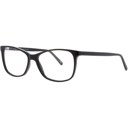 Andy Wolf Women's Eyeglasses - Black Acetate Rectangular Shape Full Rim Frame | 5072 A ,