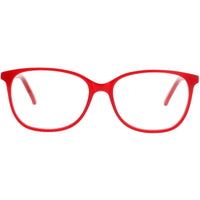 Andy Wolf Women's Eyeglasses - Red Acetate Rectangular Shape Full Rim Frame | 5073 H ,